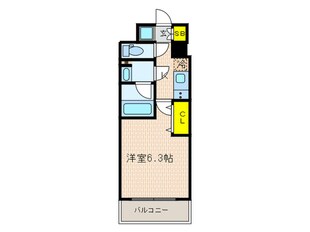 ﾌｧｰｽﾄﾌｨｵｰﾚ神戸湊町(703)の物件間取画像